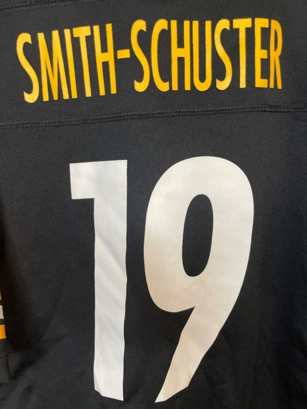Nike NFL Pittsburgh Steelers JuJu Smith-Schuster #19 Jersey XL Black Yellow XL - Picture 3 of 10